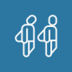 Refugee Country Guide - Internally Displaced Icon (200px) - White